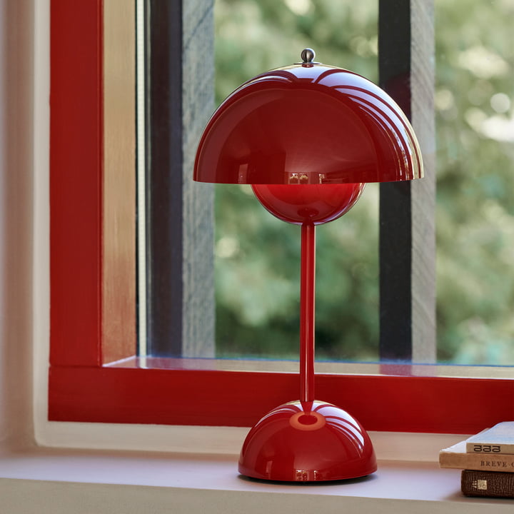 Table Lamp ABS PC USB Rechargeable 2000mAh Green Bedside Desk Wireless LED Mushroom Light | Thomler