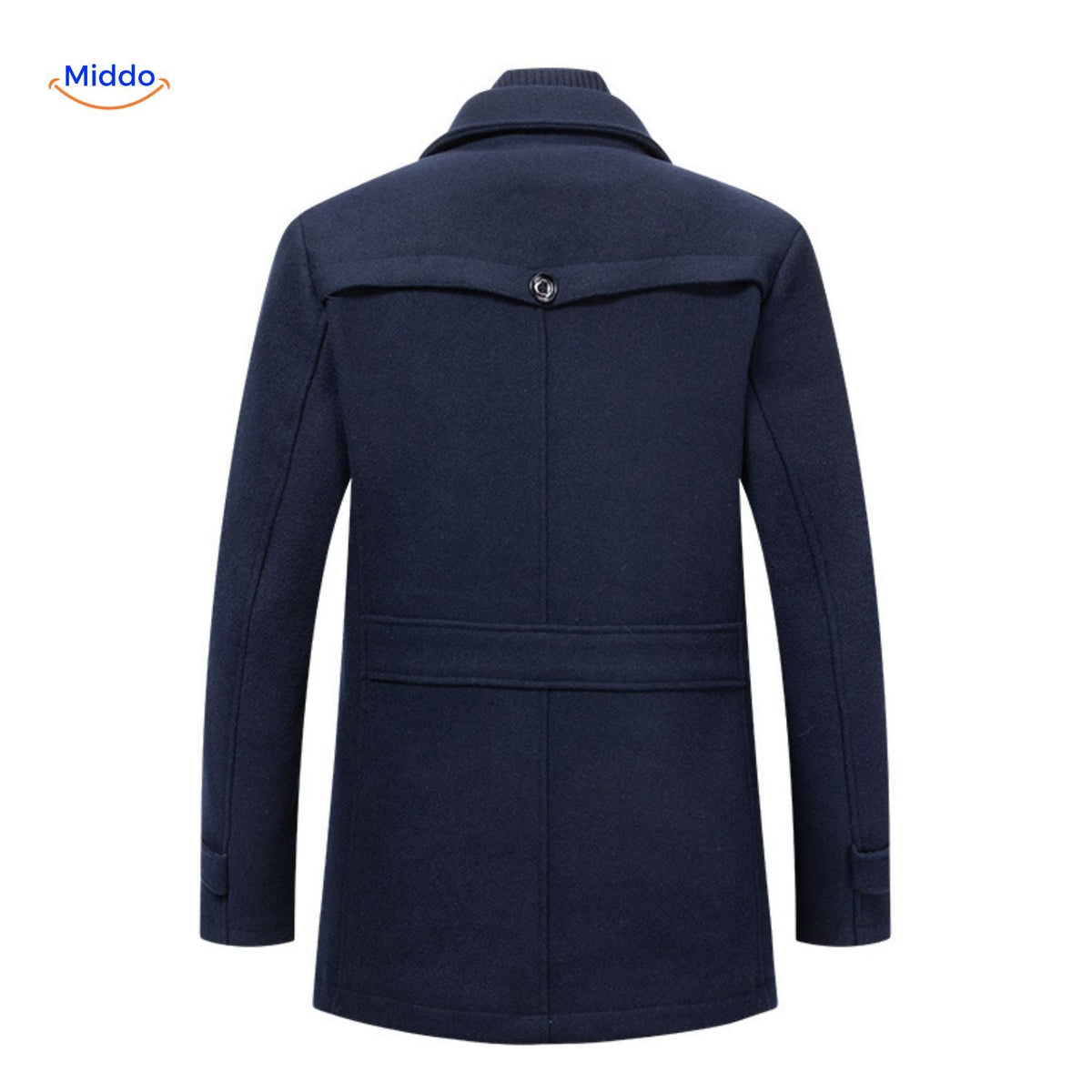 Men's Heritage Trench Coat – Wool Blend, Structured Collar & Tailored Fit for Fall & Winter | Thomler