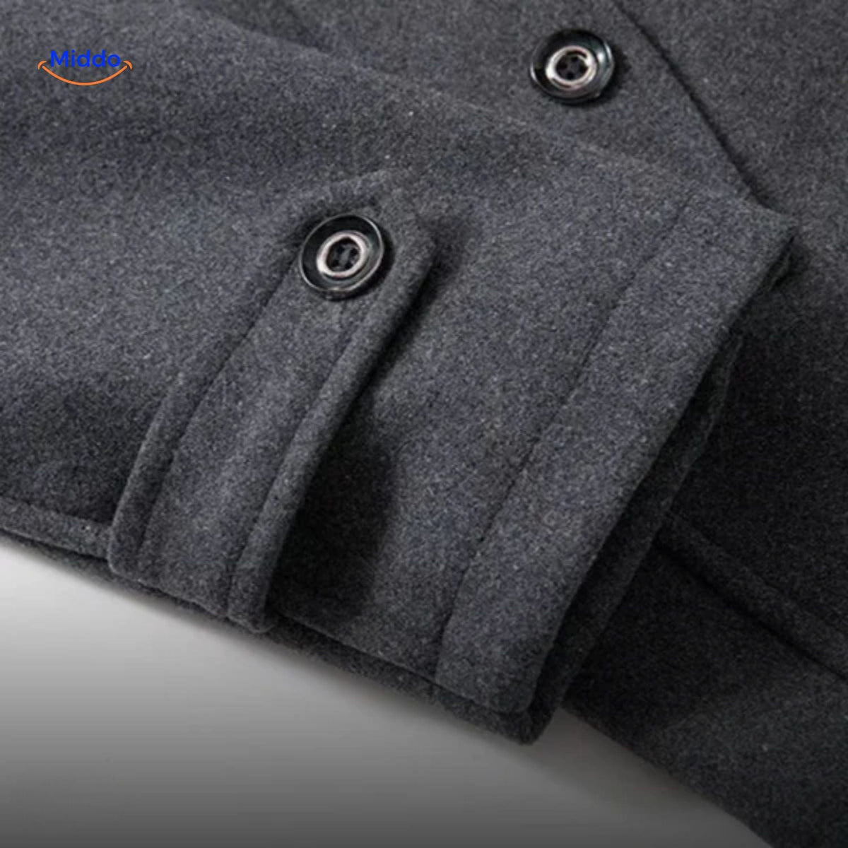 Men's Heritage Trench Coat – Wool Blend, Structured Collar & Tailored Fit for Fall & Winter | Thomler