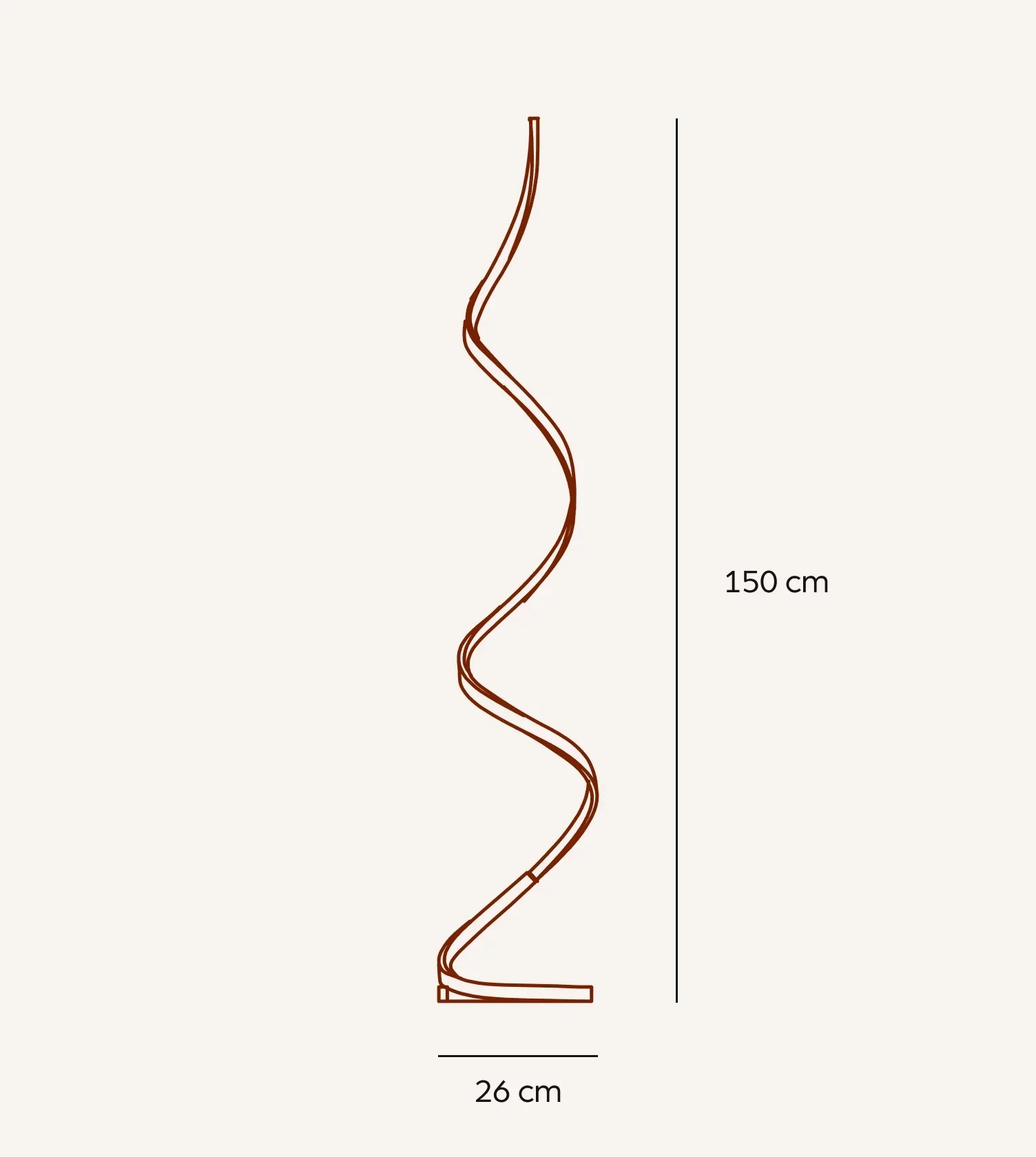 Floor Lamp Aluminium Spiral 133.0 cm White Dimmable Bedroom Reading Modern LED Standing Light | Thomler