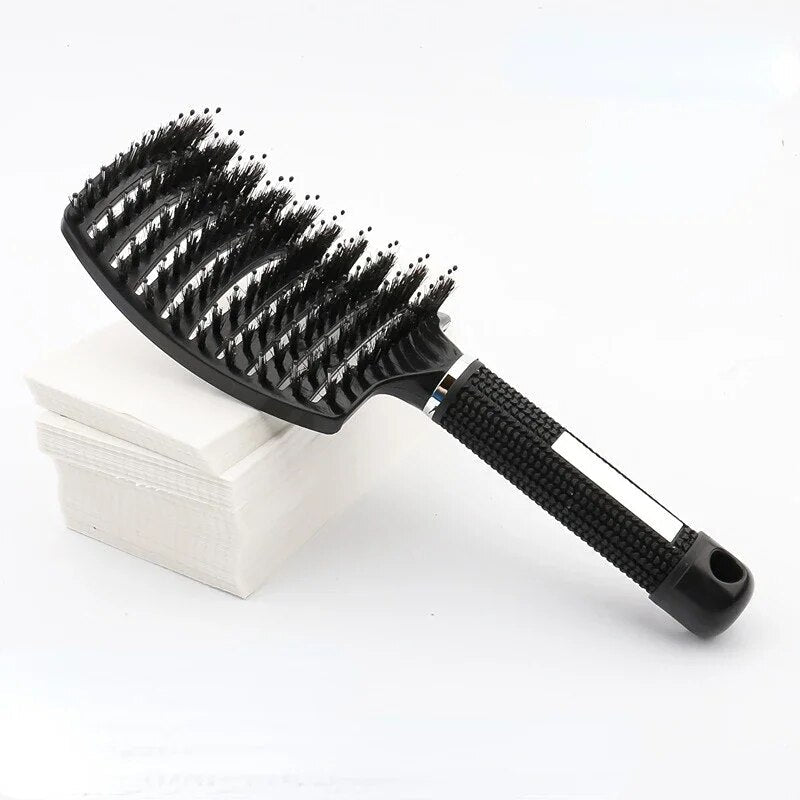 Detangling Hairbrush for Wet & Dry Hair – Pain-Free Knot Removal for All Hair Types | Thomler