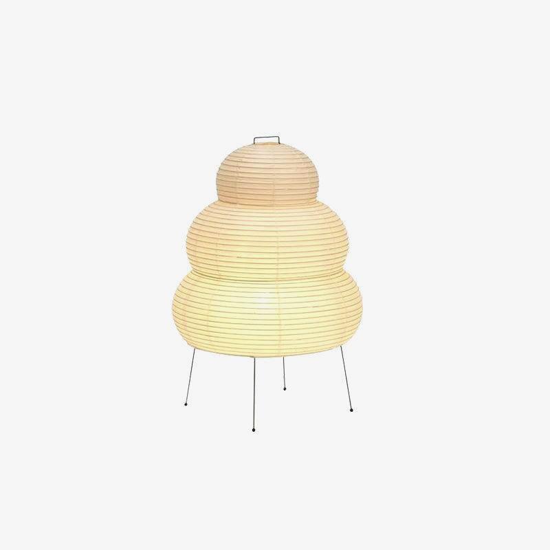 Table Lamp Rice Paper 16.9 in Indoor LED Bedroom Desk Nightstand Light | Thomler