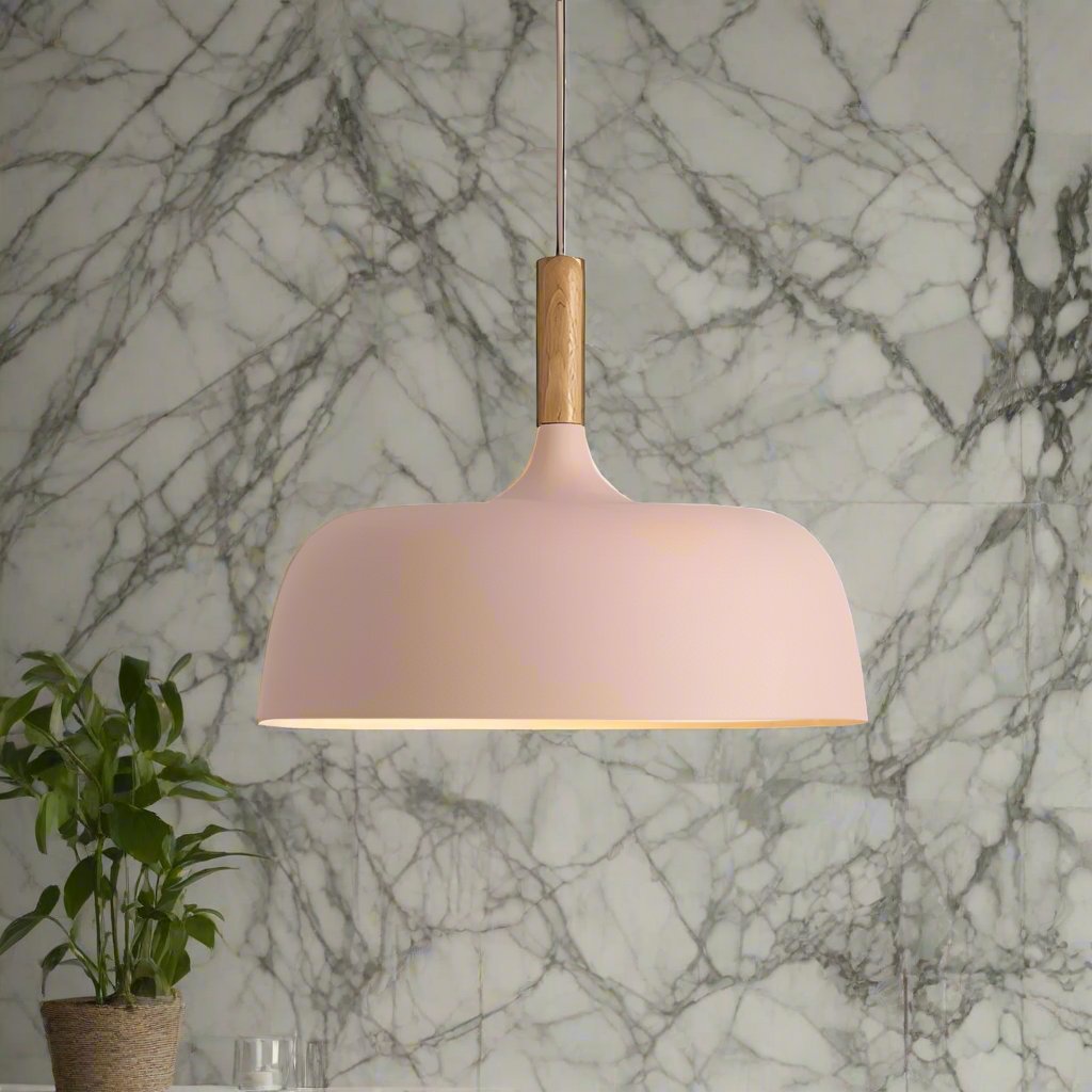 Pendant Light Metal 32.0 cm Black Dining Room Kitchen Island Hanging Ceiling Lamp Scandinavian LED Lighting | Thomler