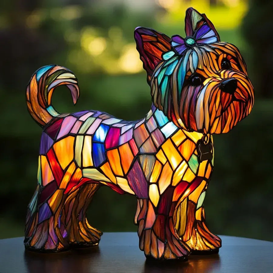 Dog Night Light Sculpture – Handcrafted LED Animal Lamp for Bedside, Nursery & Living Room Decor | Thomler