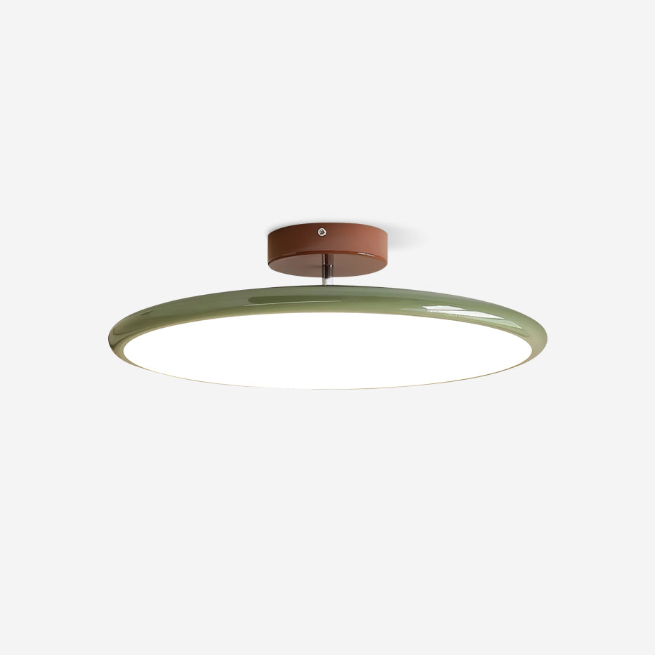 Ceiling Lamp Acrylic 11.8 in Flat Disc 32W Warm White Modern Living Room Dining Area Lighting | Thomler