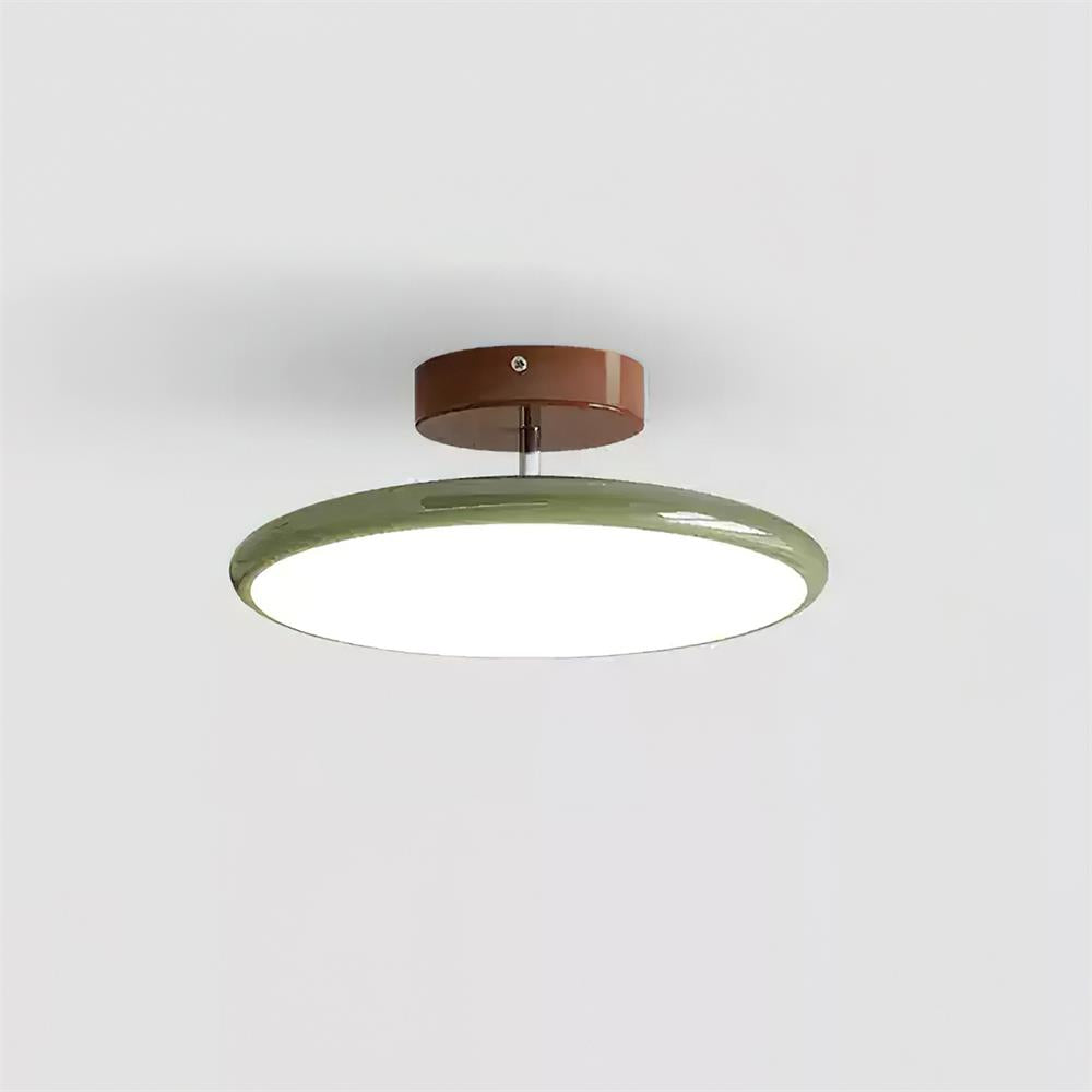 Ceiling Lamp Acrylic 11.8 in Flat Disc 32W Warm White Modern Living Room Dining Area Lighting | Thomler