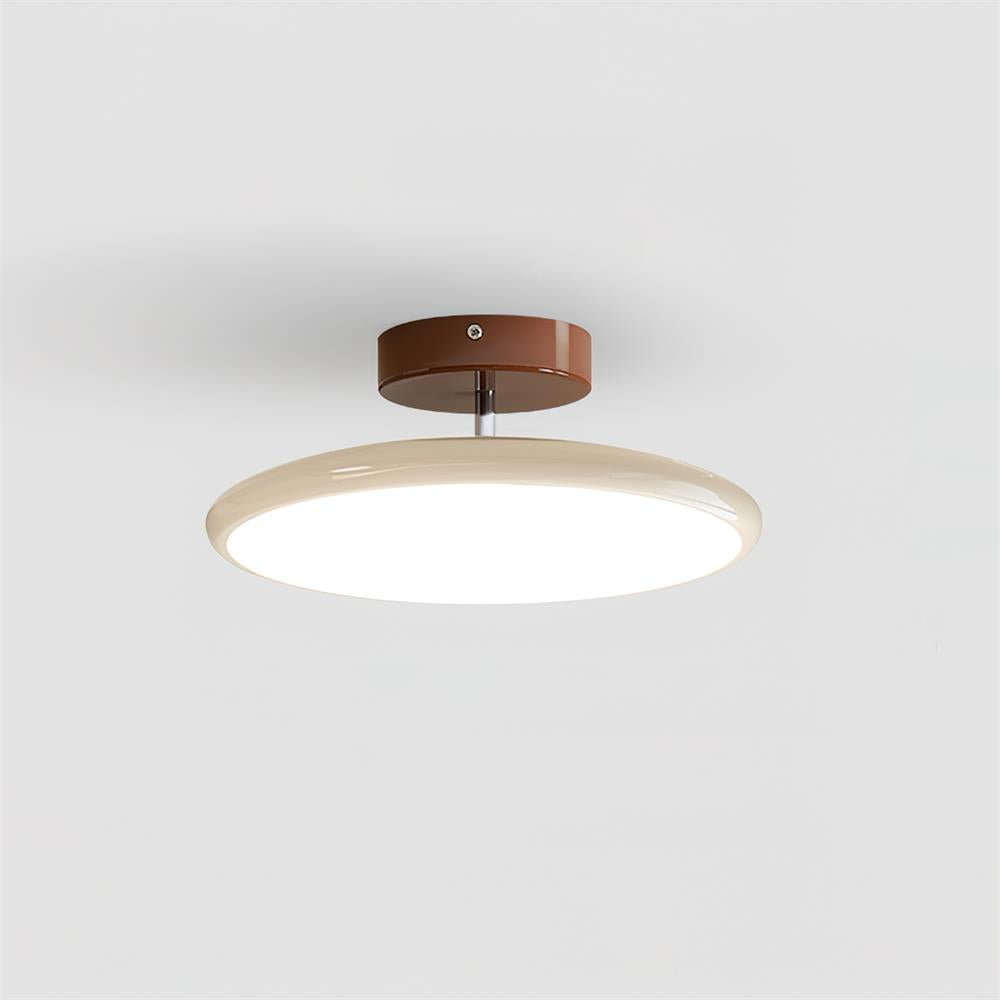 Ceiling Lamp Acrylic 11.8 in Flat Disc 32W Warm White Modern Living Room Dining Area Lighting | Thomler