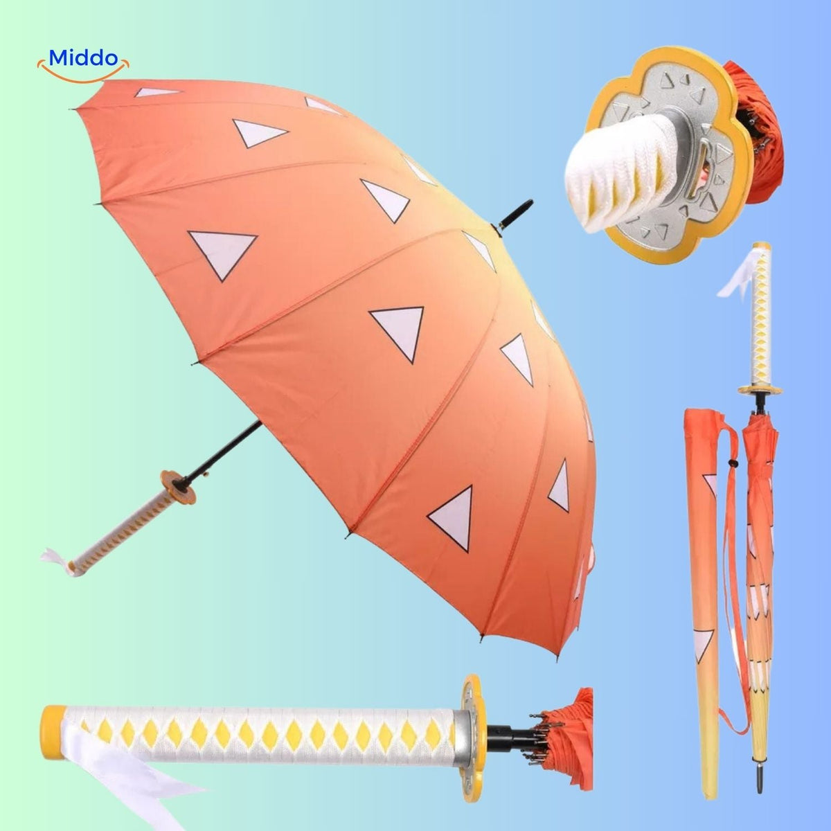 Anime Character Umbrella with UV Protection – Lightweight Folding Parasol for Sun & Rain | Thomler