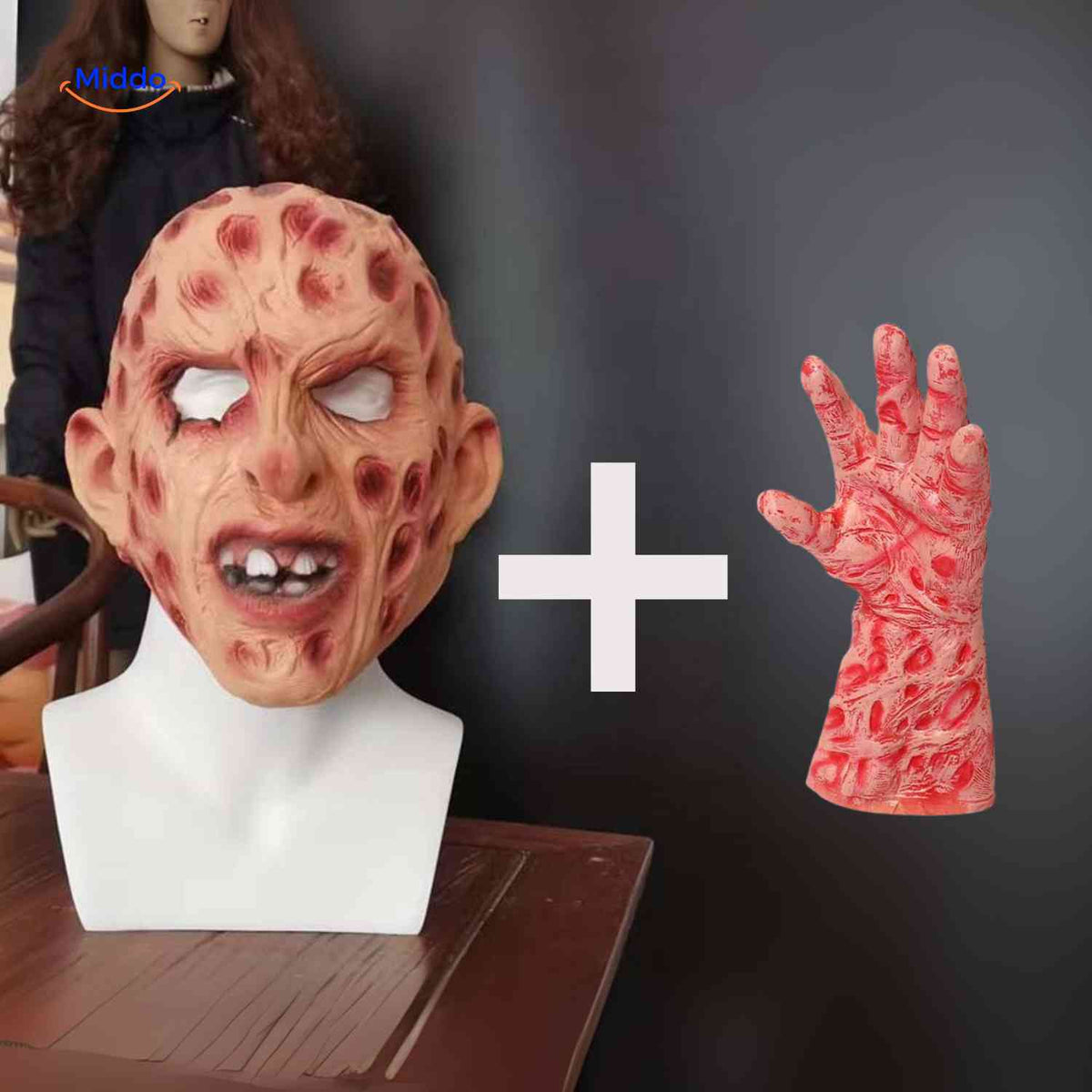 Frightening Latex Horror Character Mask – Lifelike Detail, Breathable Silicone for Costume Parties & Cosplay Events | Thomler