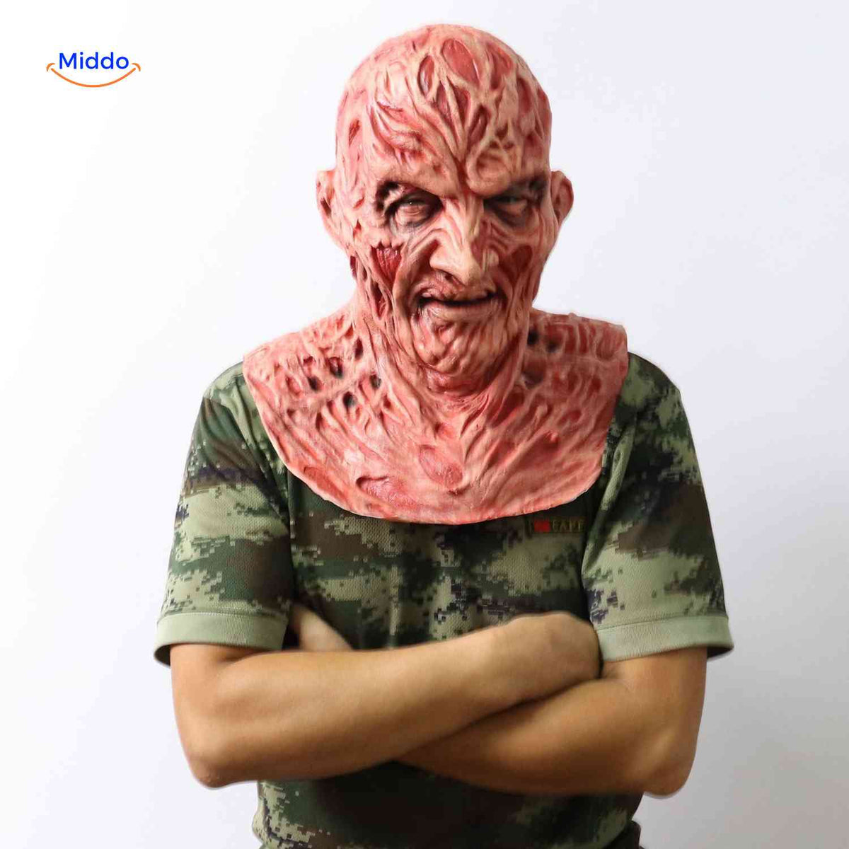Frightening Latex Horror Character Mask – Lifelike Detail, Breathable Silicone for Costume Parties & Cosplay Events | Thomler