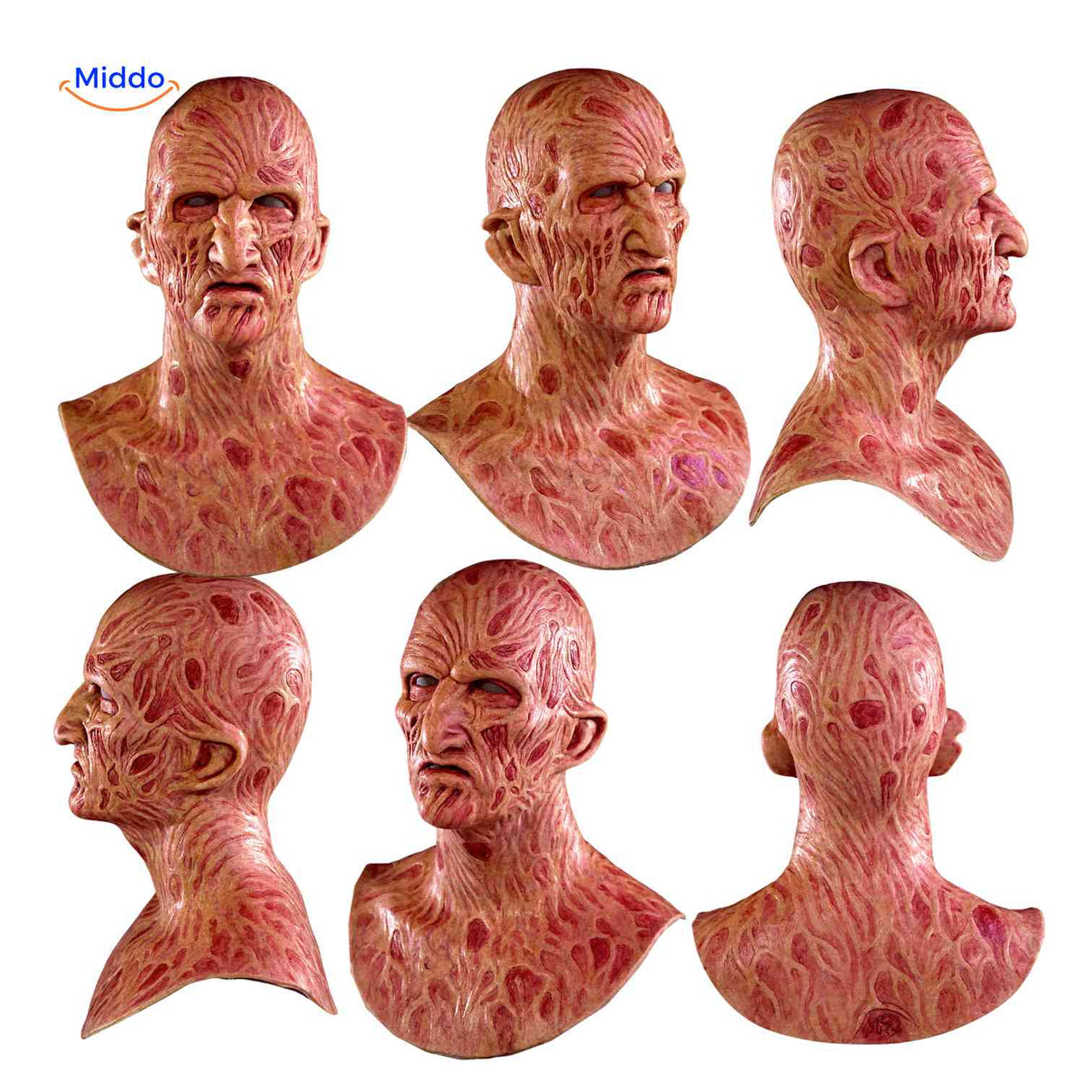Frightening Latex Horror Character Mask – Lifelike Detail, Breathable Silicone for Costume Parties & Cosplay Events | Thomler
