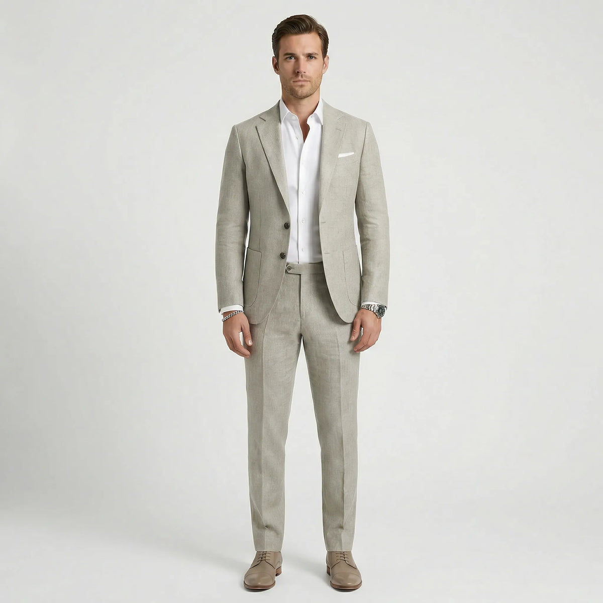 Two-Piece Suit for Men | Slim Fit Jacket & Pants Set for Business & Formal Events | Modern Tailored Design | Professional Office Attire | Thomler