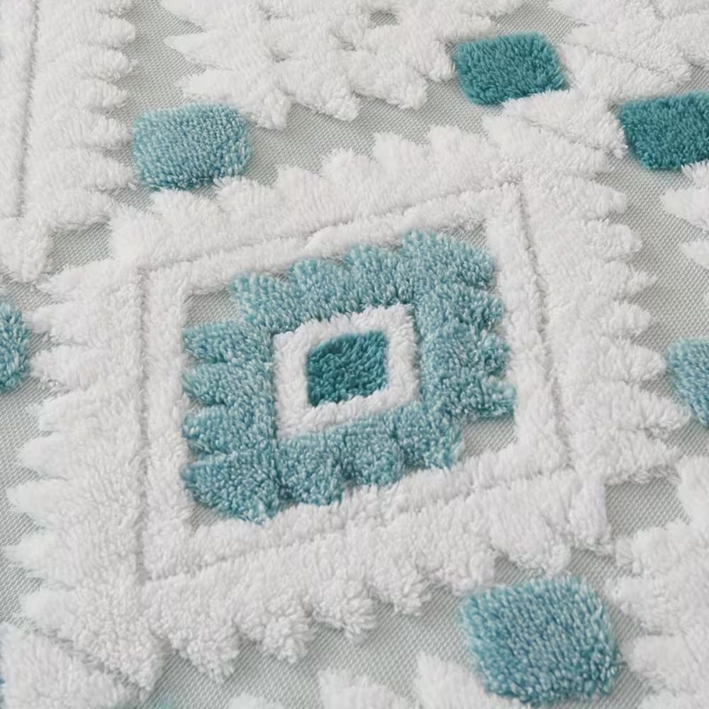 Diamond Pattern Two-Layer Microfiber Blanket for Bed Couch & Chair All Season Warmth Retro Style Soft Breathable Machine Washable | Thomler