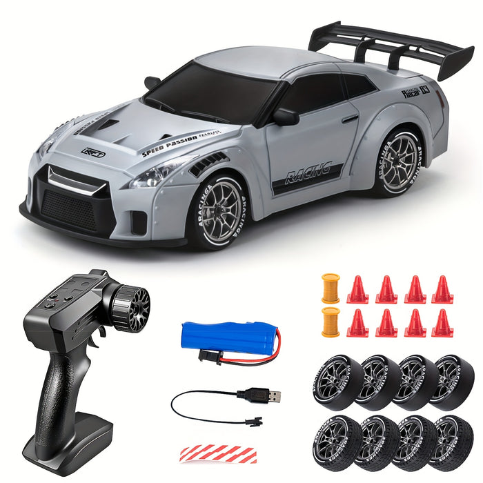 1:24 Scale RC Drift Car with Light-Up Wheels | 4WD Remote Control Racing Car | Thomler