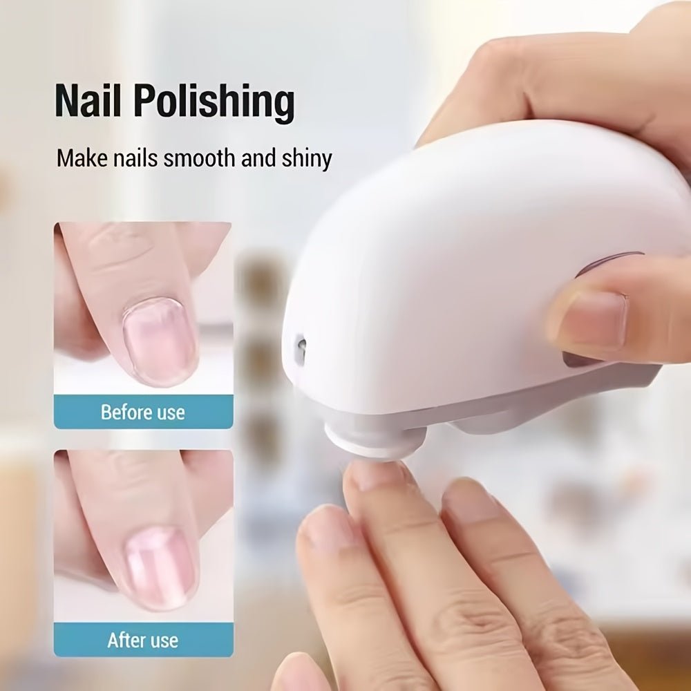 Rechargeable Electric Nail Trimmer with Built-In LED Light for Safe Clipping & Smoothing | Thomler