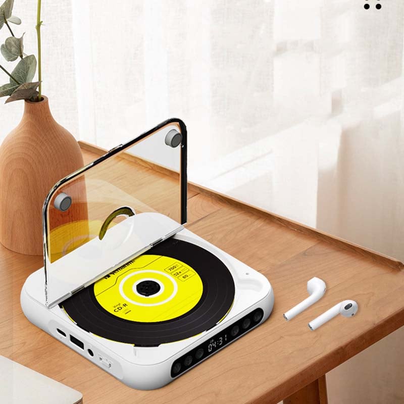 Portable CD Player Bluetooth 5.3 13.5 cm Rechargeable Home Travel MP3 Audio Disc Music Player USB C | Thomler