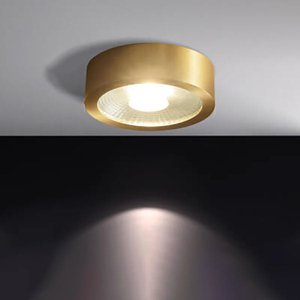 Flush Mount Ceiling Light Copper 4.72 in Built-In LED Modern Hallway Living Room Bedroom Lighting | Thomler