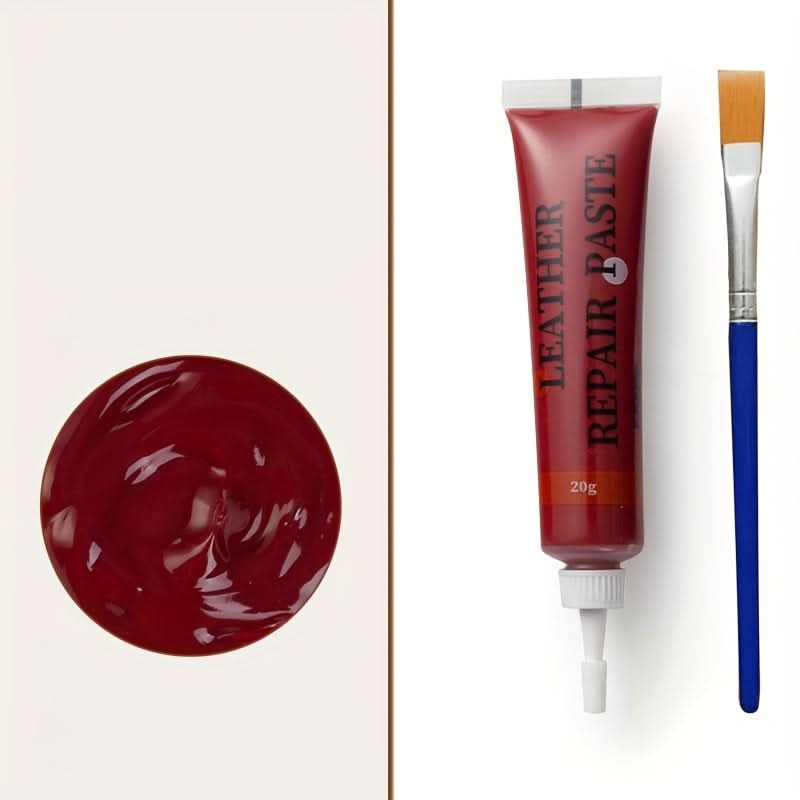 Leather & Vinyl Repair Kit for Couches, Car Interiors & Upholstery – 12 Color Options for Furniture Touch-Ups | Thomler