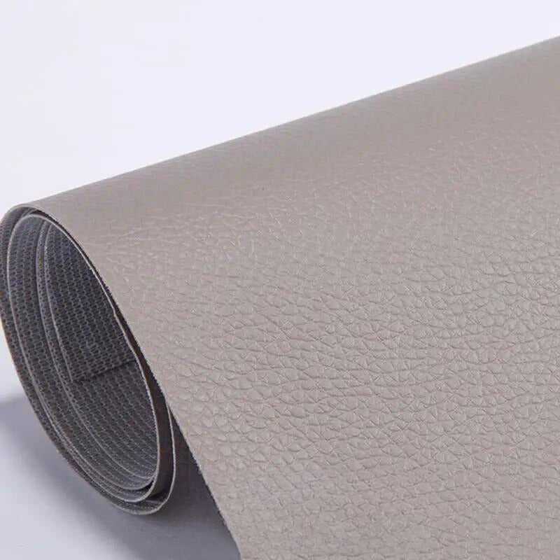 Peel-and-Stick Leather Repair Patches for Furniture, Car Seats & Bags – Cut-to-Fit, Waterproof Vinyl Sheet 20×54 in | Thomler