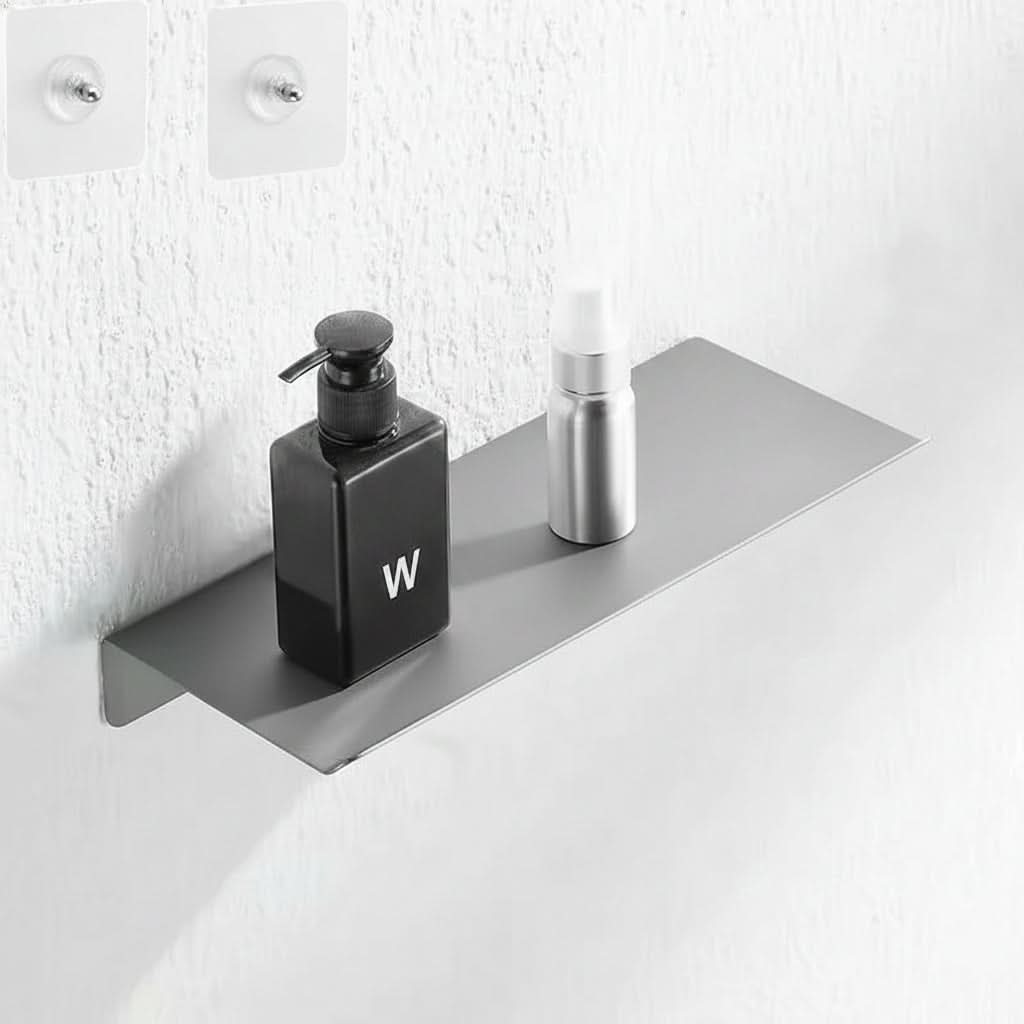 Adhesive-Mount Storage Ledge – No-Drill Wall Organizer for Bath, Kitchen & Bedroom | Thomler