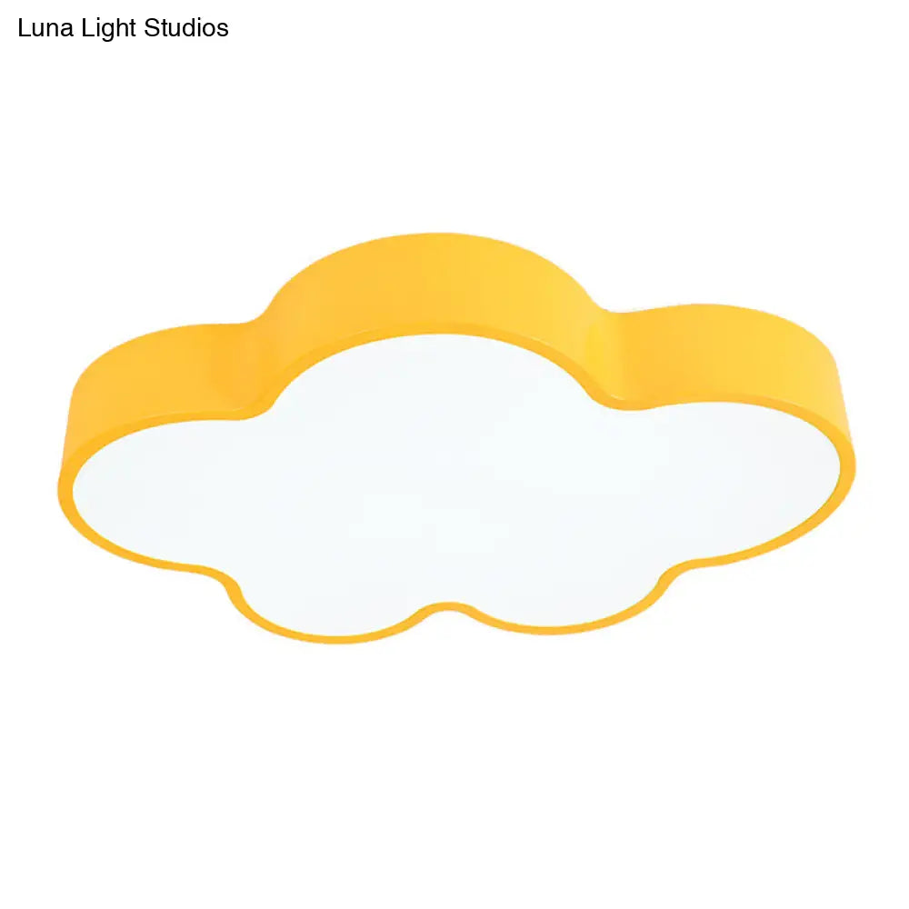 Cloud-Shaped LED Pendant Light for Kids Room, Nursery Overhead Fixture, Dimmable Acrylic Ceiling Lamp for Bedroom, Playroom Children's | Thomler