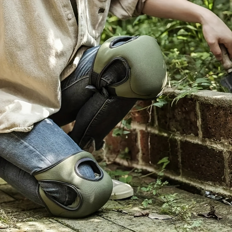 Ergonomic Knee Pads for Gardening & Home Projects – Cushioned Support with Adjustable Straps for Yard Work, Cleaning, Floor Tasks | Thomler