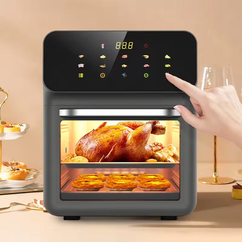 10-Quart Digital Air Fryer Oven with 18 Presets – Family-Size Countertop Cooker for Healthier Frying, Roasting & Baking | Thomler