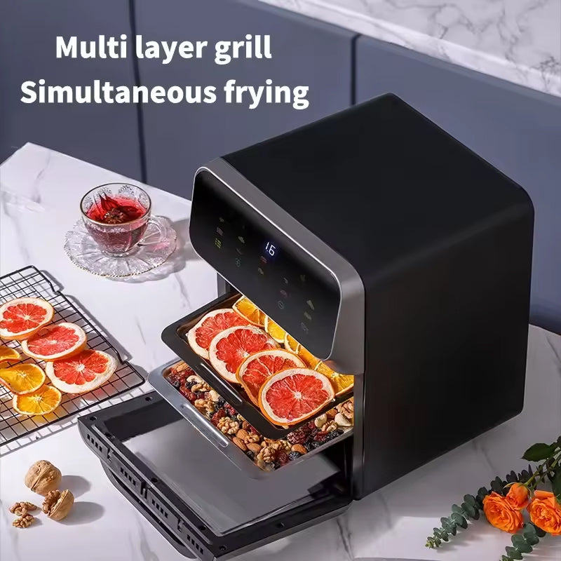 10-Quart Digital Air Fryer Oven with 18 Presets – Family-Size Countertop Cooker for Healthier Frying, Roasting & Baking | Thomler