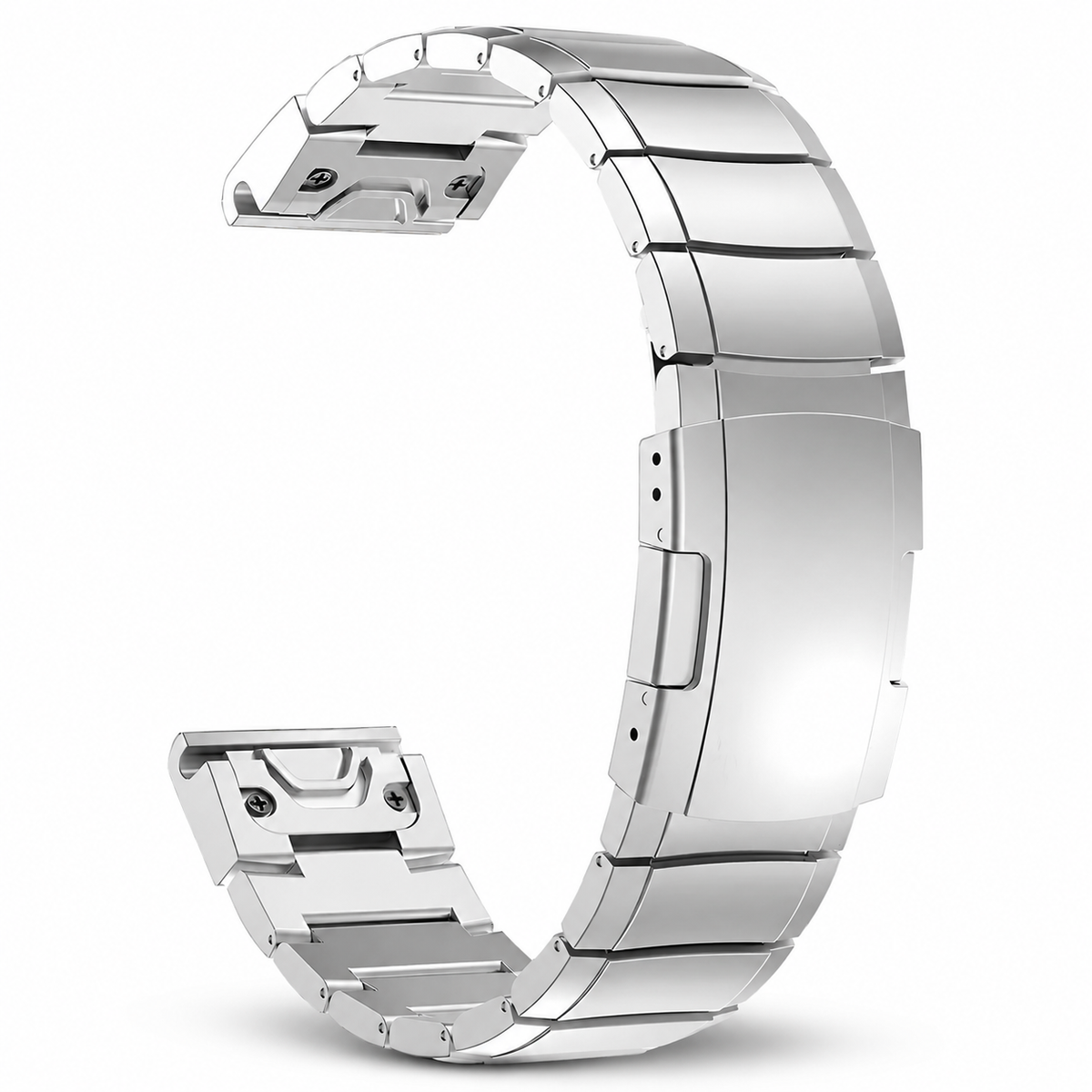 Premium Titanium Watch Band for Garmin Fenix 9 – Metal Link Bracelet with Tool-Free QuickFit Connection – 22mm & 26mm Options for 47mm / | Thomler