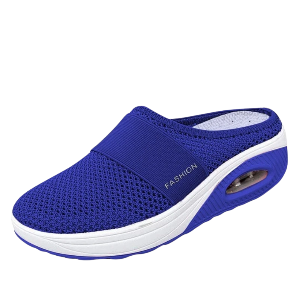 Cushioned Orthopedic Slip-On Shoes for Women | Diabetic-Friendly Walking Sneakers with Arch Support & Breathable Mesh | Therapeutic Footwear | Thomler