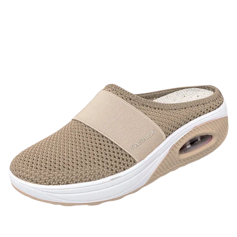Cushioned Orthopedic Slip-On Shoes for Women | Diabetic-Friendly Walking Sneakers with Arch Support & Breathable Mesh | Therapeutic Footwear | Thomler