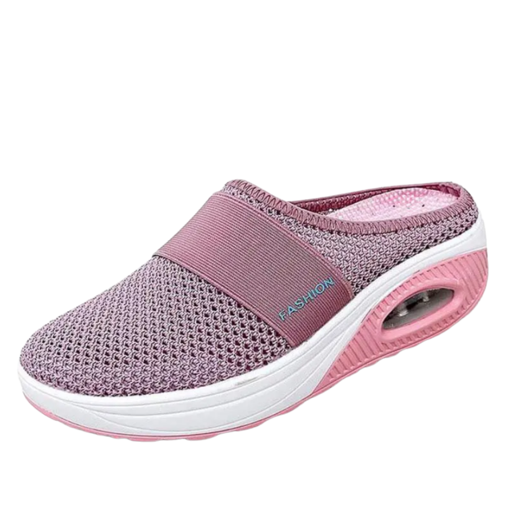 Cushioned Orthopedic Slip-On Shoes for Women | Diabetic-Friendly Walking Sneakers with Arch Support & Breathable Mesh | Therapeutic Footwear | Thomler