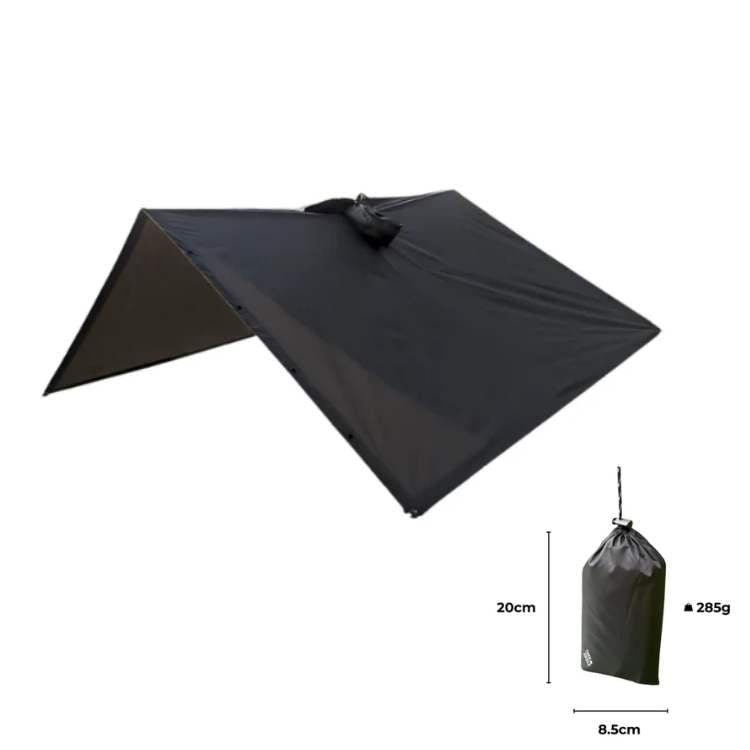 Packable Rain Poncho for Hiking, Camping & Emergency Outdoor Use - Lightweight Waterproof Cover with Hood - Fits Over Backpacks - One Size | Thomler