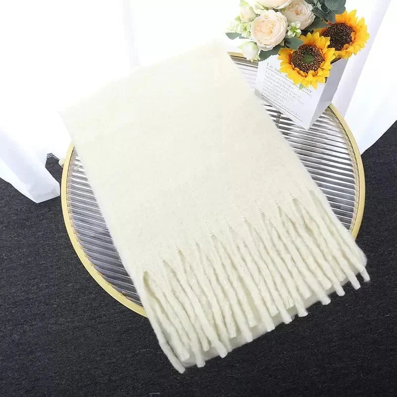 Cashmere Scarf – Soft, Warm Winter Wrap for Women – Classic Cozy Neck Warmer for Fall & Cold Weather – Elegant Fashion Accessory | Thomler