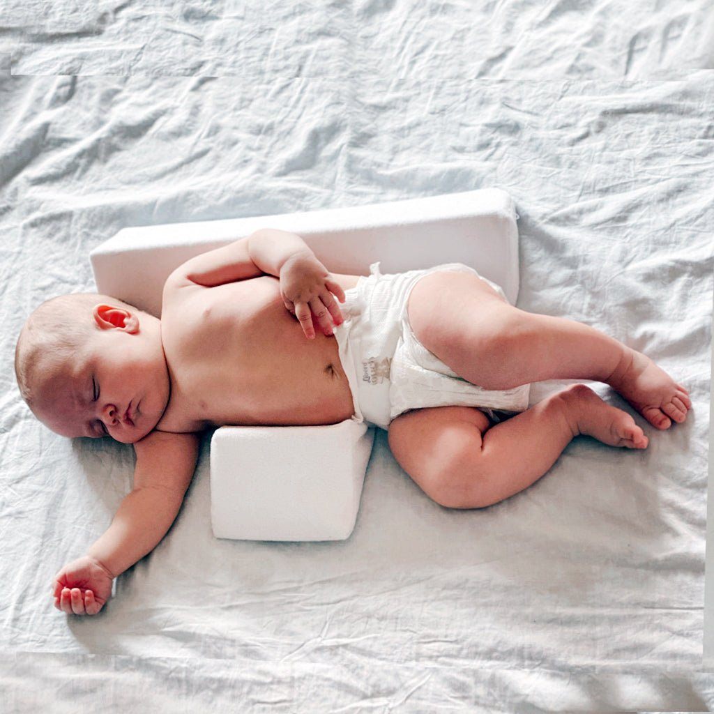 Infant Sleep Positioner Wedge for Safe Back Sleeping | Breathable Foam Body Support Cushion for Newborns | Crib Safety Bolster for Babies | Thomler
