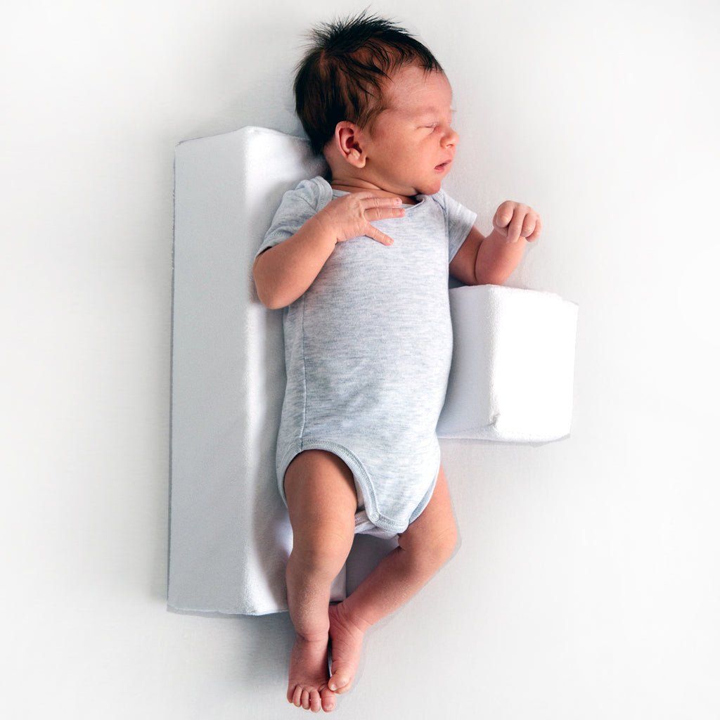 Infant Sleep Positioner Wedge for Safe Back Sleeping | Breathable Foam Body Support Cushion for Newborns | Crib Safety Bolster for Babies | Thomler