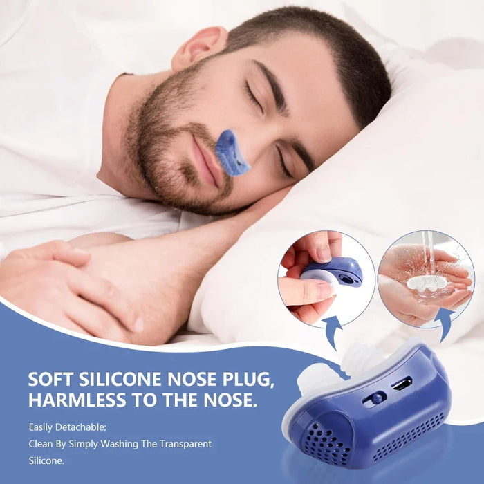Compact Sleep Apnea Relief Device – Maskless Airway Support for Travel & Home Use | Portable Breathing Aid for Snoring & Sleep Quality | Thomler