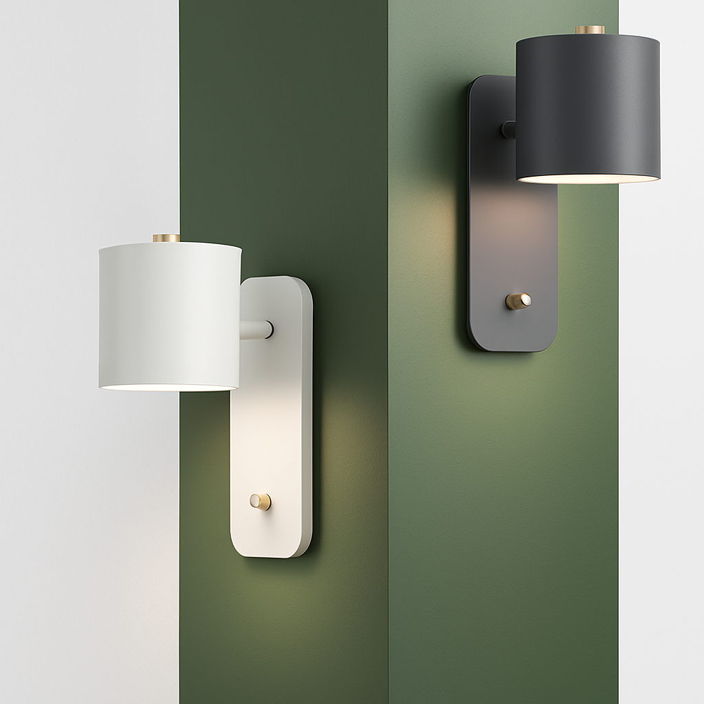 Wall Lamp Metal E27 Up Down Light Bedroom Hallway Reading Sconce Touch Switch Nordic Bedside Lighting | Thomler