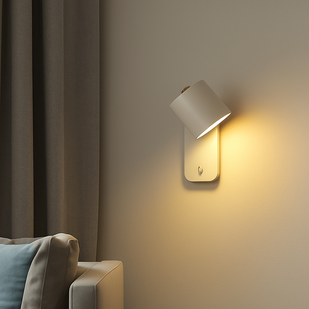 Wall Lamp Metal E27 Up Down Light Bedroom Hallway Reading Sconce Touch Switch Nordic Bedside Lighting | Thomler