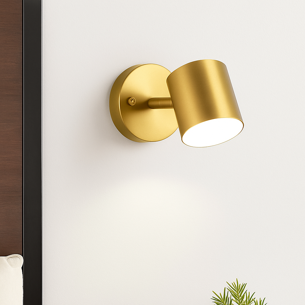 Contemporary Dual-Direction LED Wall Sconce for Bedroom Hallway Reading Nook Accent Lighting | Thomler