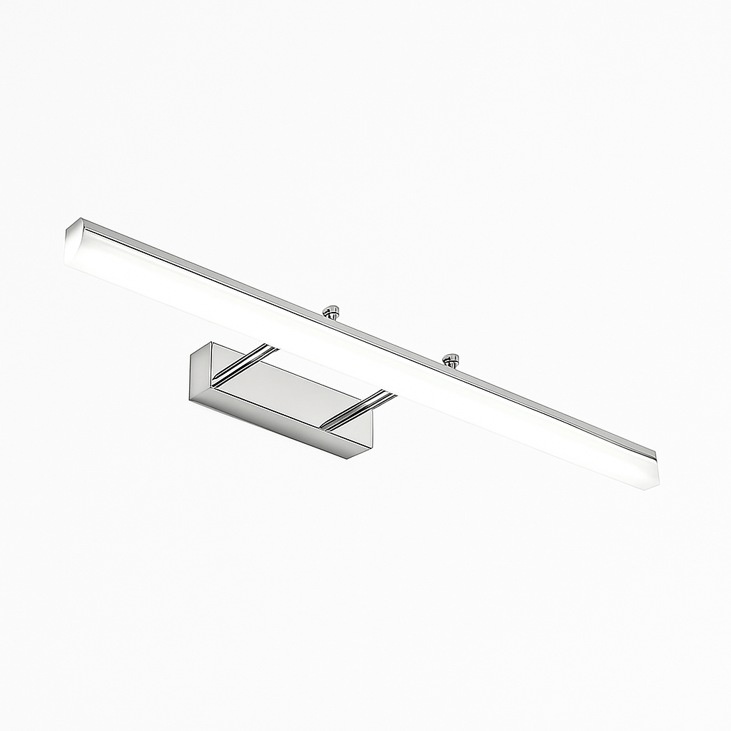 Mirror Light Aluminium 50.0 cm (19.7") Black Bathroom Wall Mounted LED Vanity Artwork Lighting Adjustable Linear Lamp | Thomler