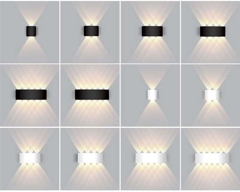 Outdoor Wall Light Aluminium LED 10 in Waterproof Garden Driveway Balcony Lighting Modern Weatherproof Fixture | Thomler