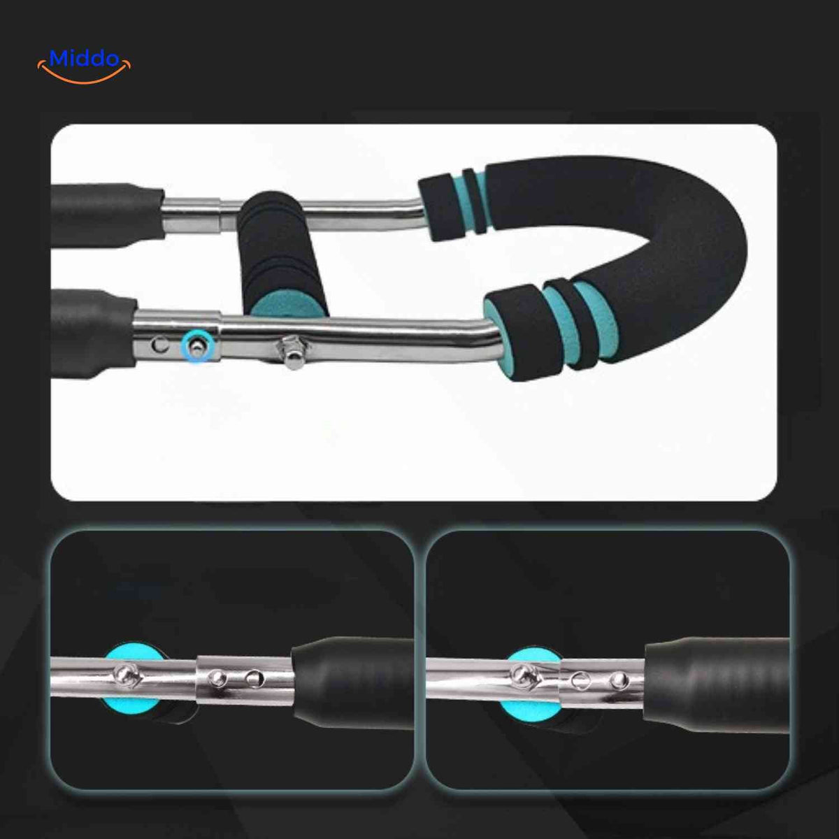 Adjustable Resistance Arm Trainer – 3-Position Home Fitness Equipment for Upper Body Strength & Toning | Thomler