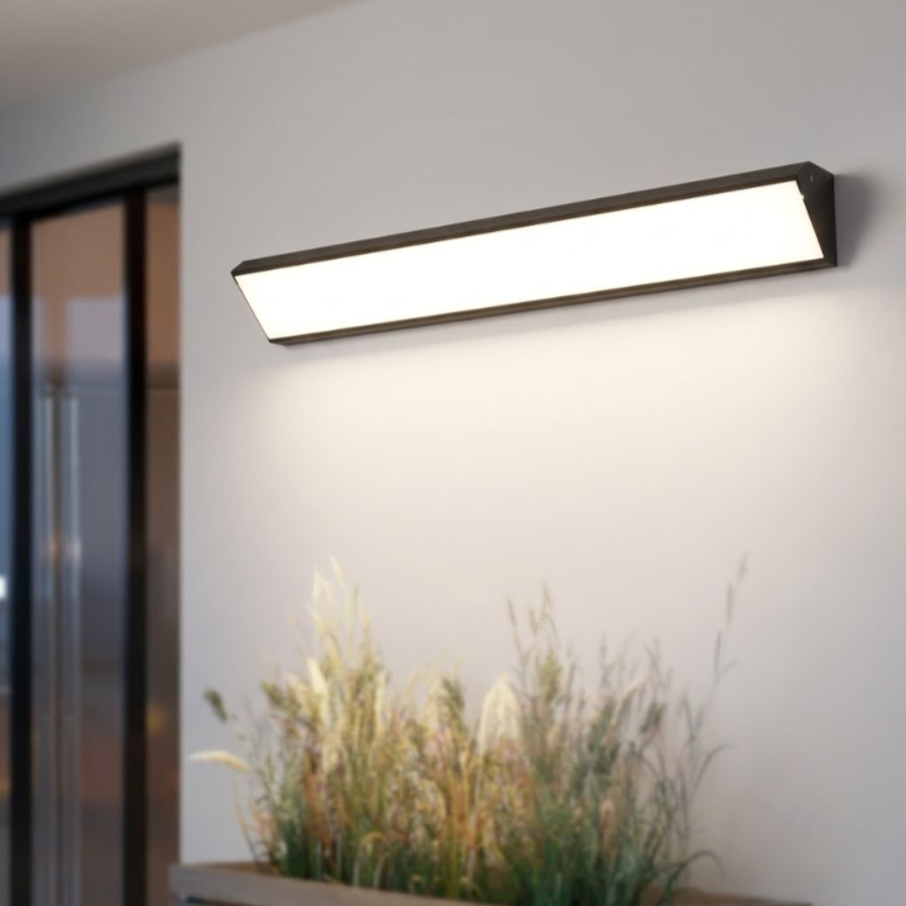 Outdoor LED Wall Sconce Hardwired Waterproof Aluminum Light Fixture for Patio Entry Garden in 4 Lengths Warm Neutral Cold White Black | Thomler