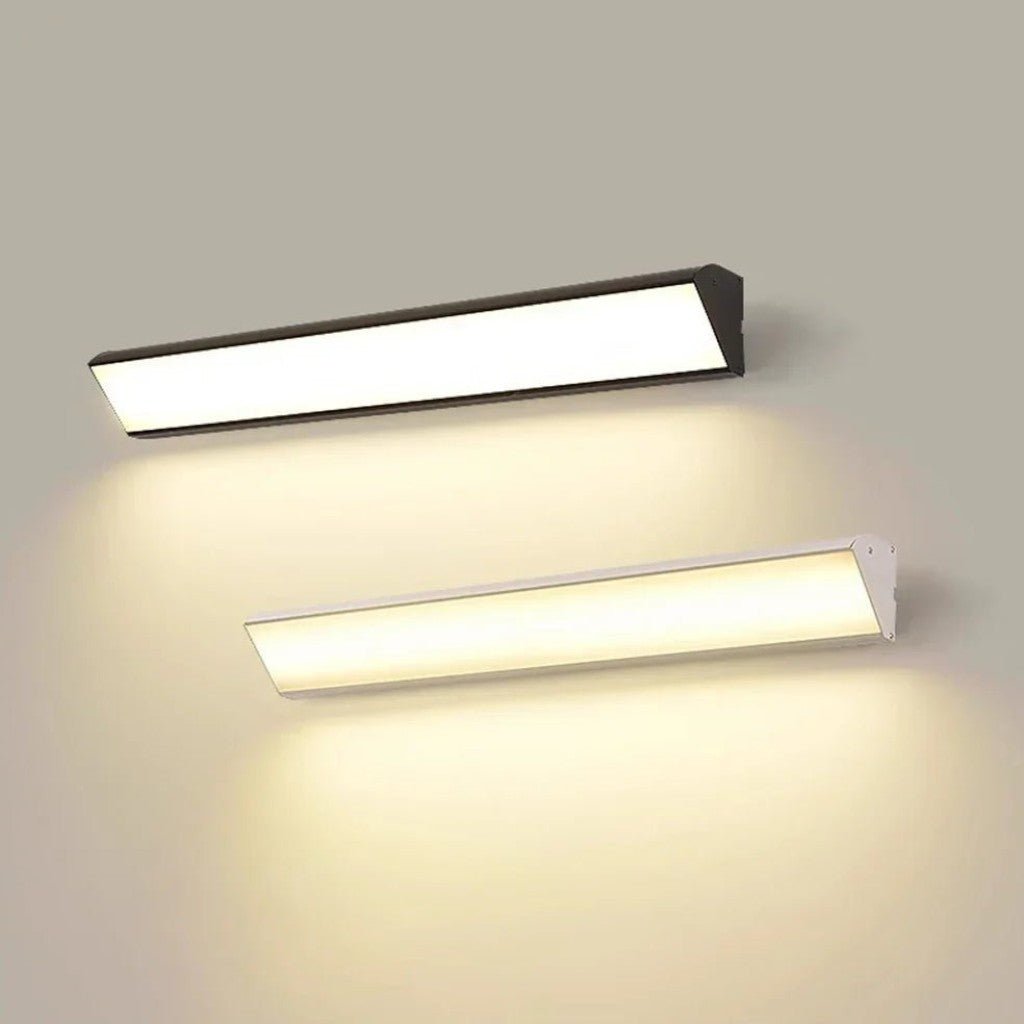 Outdoor LED Wall Sconce Hardwired Waterproof Aluminum Light Fixture for Patio Entry Garden in 4 Lengths Warm Neutral Cold White Black | Thomler