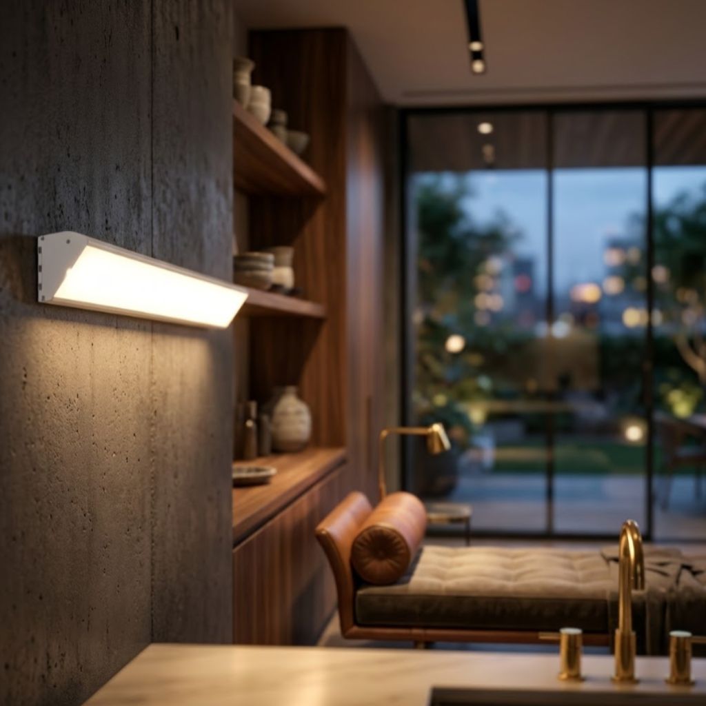 Outdoor LED Wall Sconce Hardwired Waterproof Aluminum Light Fixture for Patio Entry Garden in 4 Lengths Warm Neutral Cold White Black | Thomler