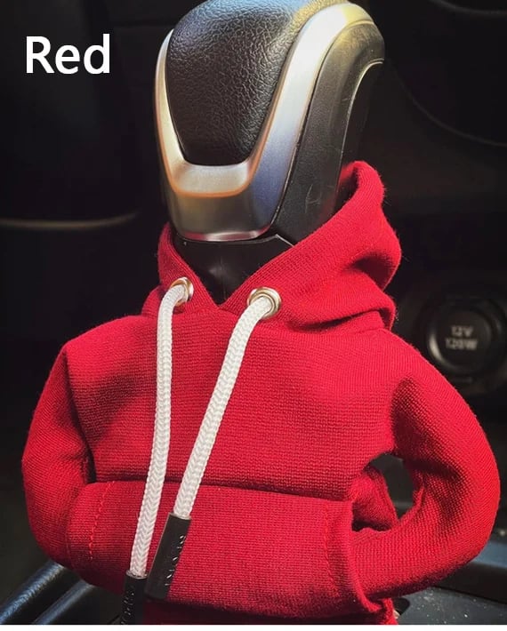 Mini Hoodie Gear Shift Cover – Playful Car Interior Accessory for Manual & Automatic Vehicles | Thomler