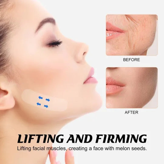 Transparent Facial Contouring Strips for Jawline & Cheek Definition – Discreet Skin Smoothing Adhesive Bands | Thomler