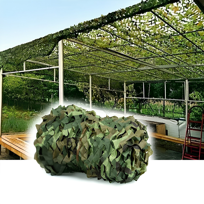 Outdoor Camouflage Netting for Camping, Hunting Blinds & Garden Shade Cover | Lightweight Nylon Camo Net | Thomler