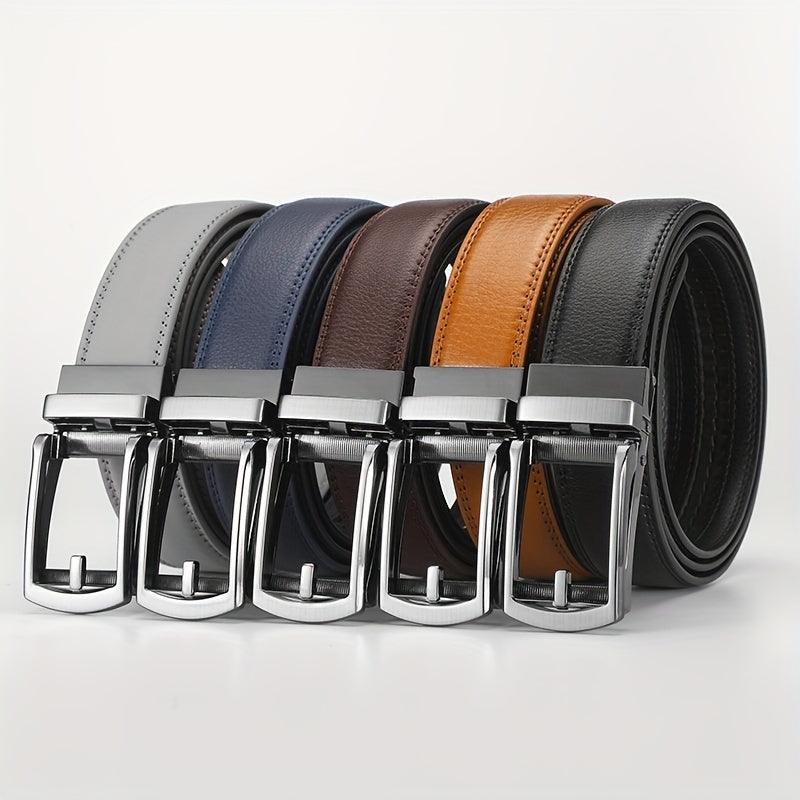 Genuine Leather Belt with Classic Pin Buckle – Timeless Style for Work, Casual & Formal Wear | Thomler